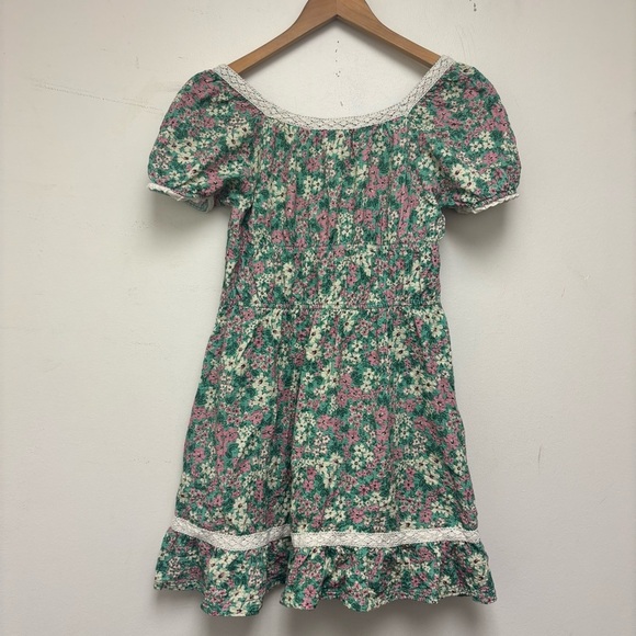 Urban Outfitters Alice Green Floral Mini Dress - Picture 13 of 13